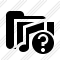 Folder Music Help Icon