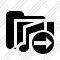 Folder Music Next Icon