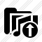 Folder Music Upload Icon