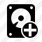 Hard Drive Add Icon