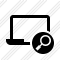 Laptop Search Icon