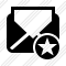 Mail Read Star Icon