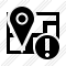 Map Location Warning Icon