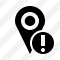 Map Pin Warning Icon