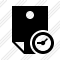 Note Clock Icon