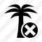 Palmtree Cancel Icon