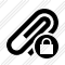 Paperclip Lock Icon