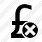 Pound Cancel Icon