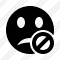 Smile Unhappy Block Icon