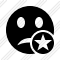 Smile Unhappy Star Icon