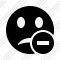 Smile Unhappy Stop Icon