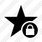 Star Lock Icon