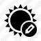Sun Edit Icon
