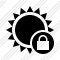 Sun Lock Icon