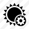 Sun Settings Icon