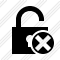 Unlock 2 Cancel Icon