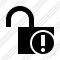 Unlock Warning Icon