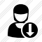 User Woman Download Icon