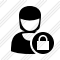 User Woman Lock Icon