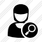 User Woman Search Icon