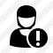 User Woman Warning Icon