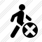 Walking Cancel Icon