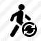 Walking Refresh Icon