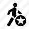 Walking Star Icon