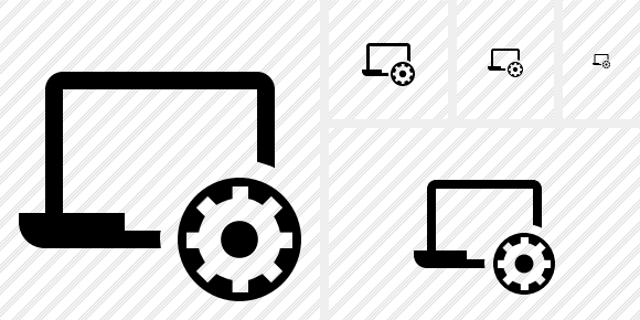 Laptop Settings Icon