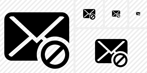 Mail Block Icon