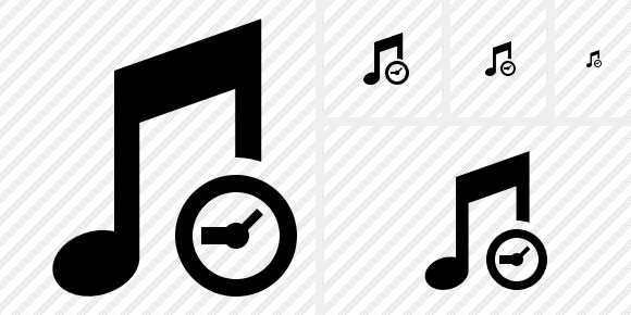 Music Clock Icon
