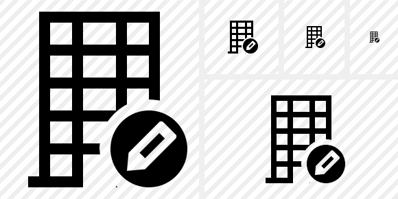 Office Building Edit Icon