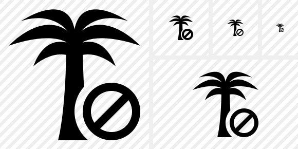 Palmtree Block Icon