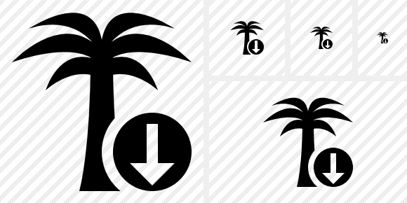 Palmtree Download Icon