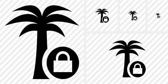 Icone Palmtree Lock