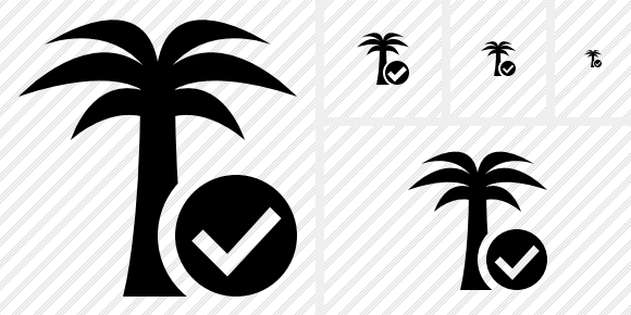 Palmtree Ok Icon