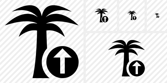 Palmtree Upload Icon