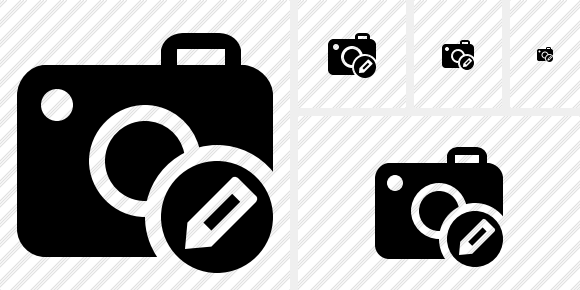 Photocamera Edit Icon