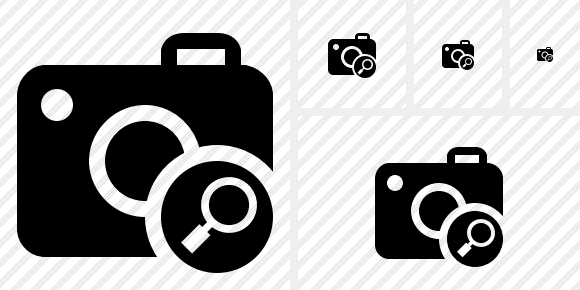 Photocamera Search Icon