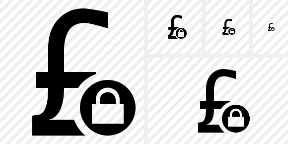 Pound Lock Icon