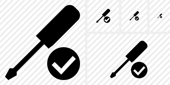 Screwdriver Ok Icon