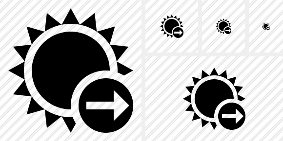 Sun Next Icon