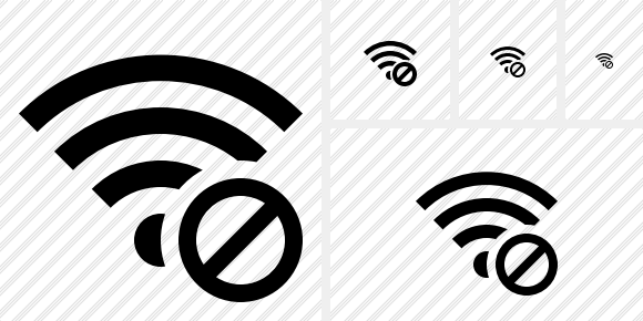 Wi Fi Block Icon