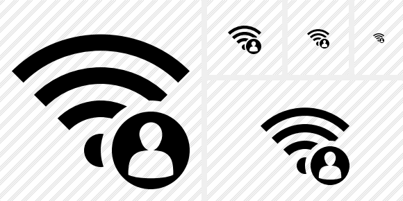 Wi Fi User Icon