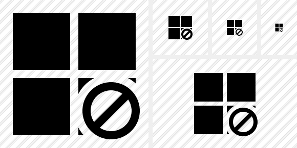 Windows Block Icon