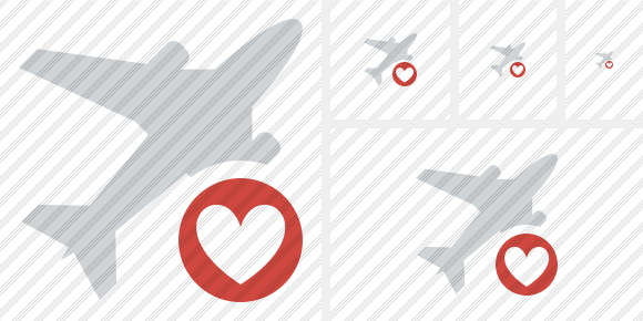 Airplane Favorites Icon