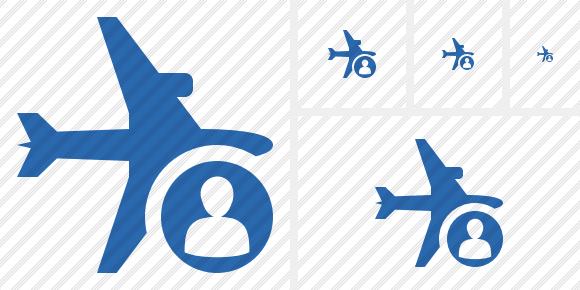 Airplane Horizontal 2 User Icon