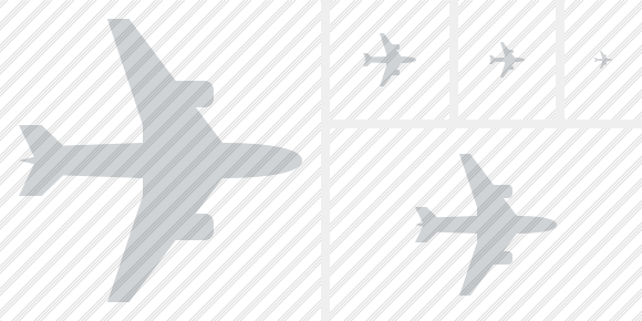 Airplane Horizontal Icon