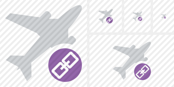 Airplane Link Icon