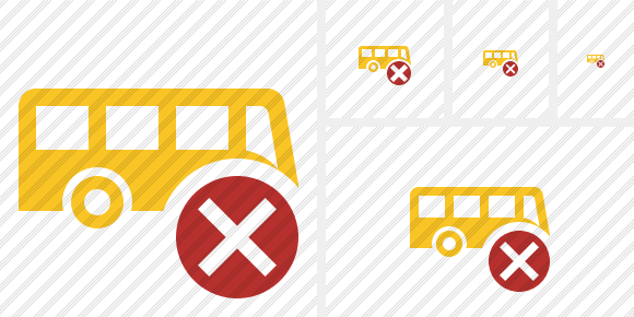 Bus Cancel Icon